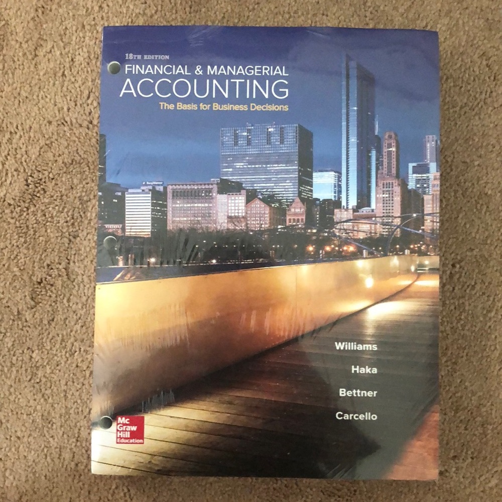Financial & Managerial Accounting Textbook
